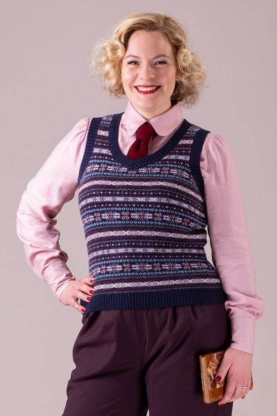 Emmy Design - The best sweater vest - navy