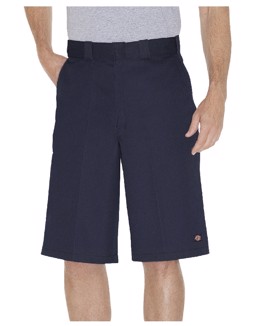 13" Loose Fit Multi-Use Pocket Work Short Dark Blue