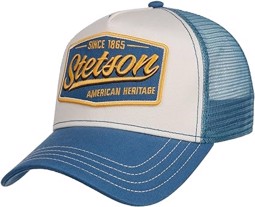 Stetson - Trucker cap Vintage blue/offwhite