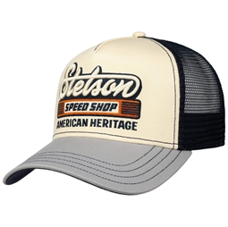 Stetson - Trucker Cap Speed Shop - White/Yellow
