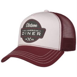 Stetson - Trucker Cap All American Diner - red rose