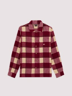 Dickies - Plaid Coaling Shirt- Brickred