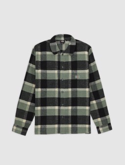 Dickies - Plaid Coaling Shirt-Olivengrøn