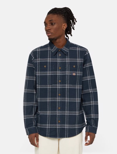 Dickies Warrenton check shirt - navy