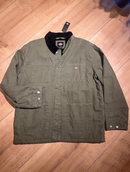 Dickies - Chore jacket Lined Canvas - Vintage green