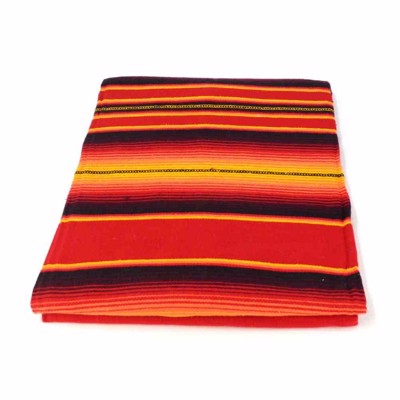 Serape tæppe - Rødlig