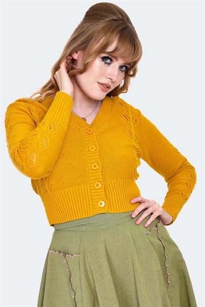 Julias 40´er Sennep Cardigan - Voodoo Vixen