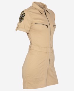 Schott - Patched Jumpsuit - Light Beige